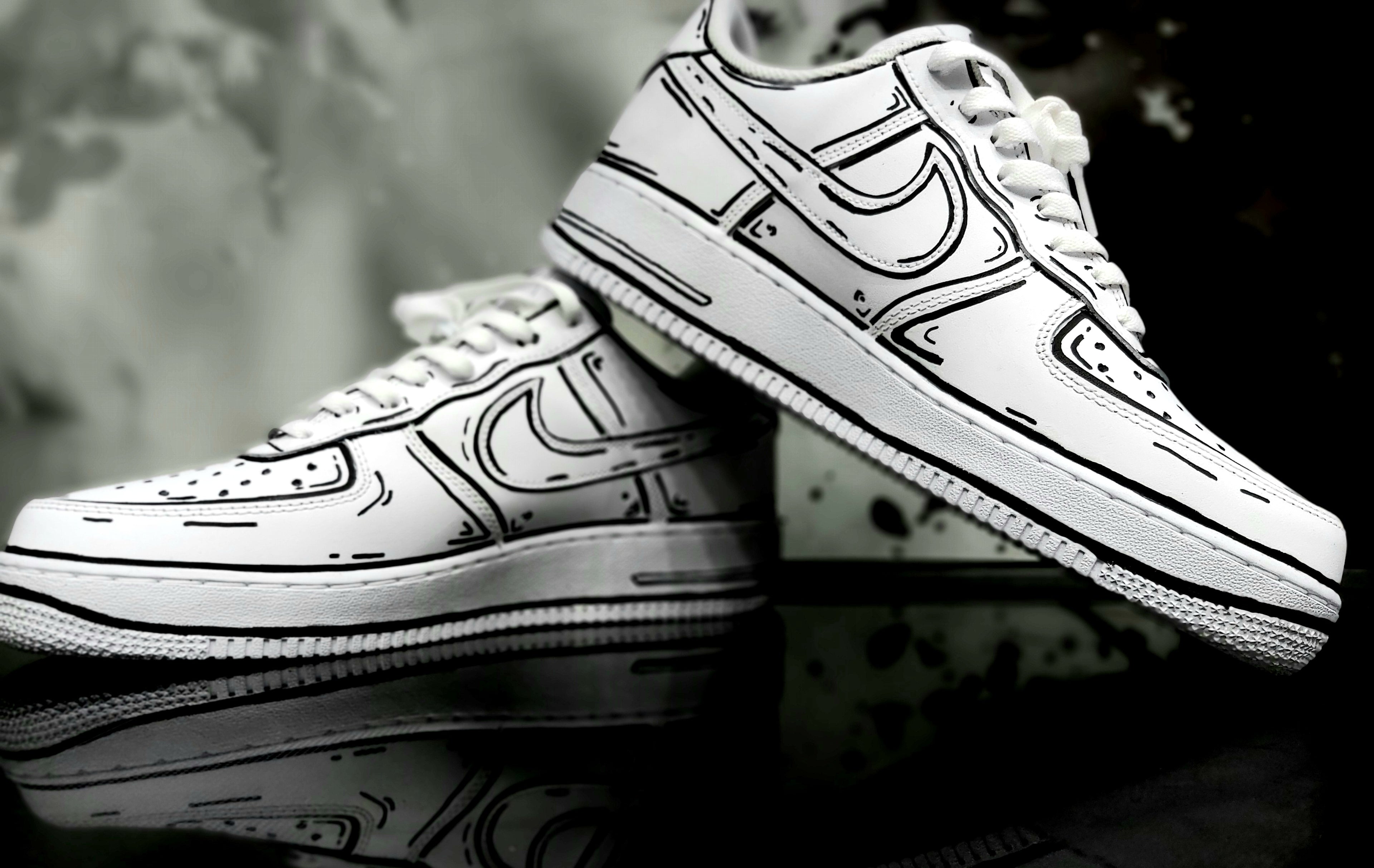 NIKE AIR FORCE CARTOON