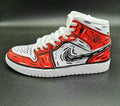 Air jordan1 mid red cartoon custom