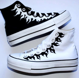 All star fire b&w