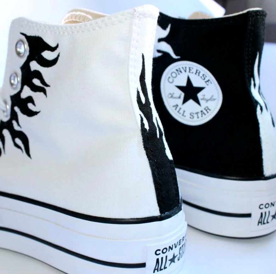 All star fire b&w