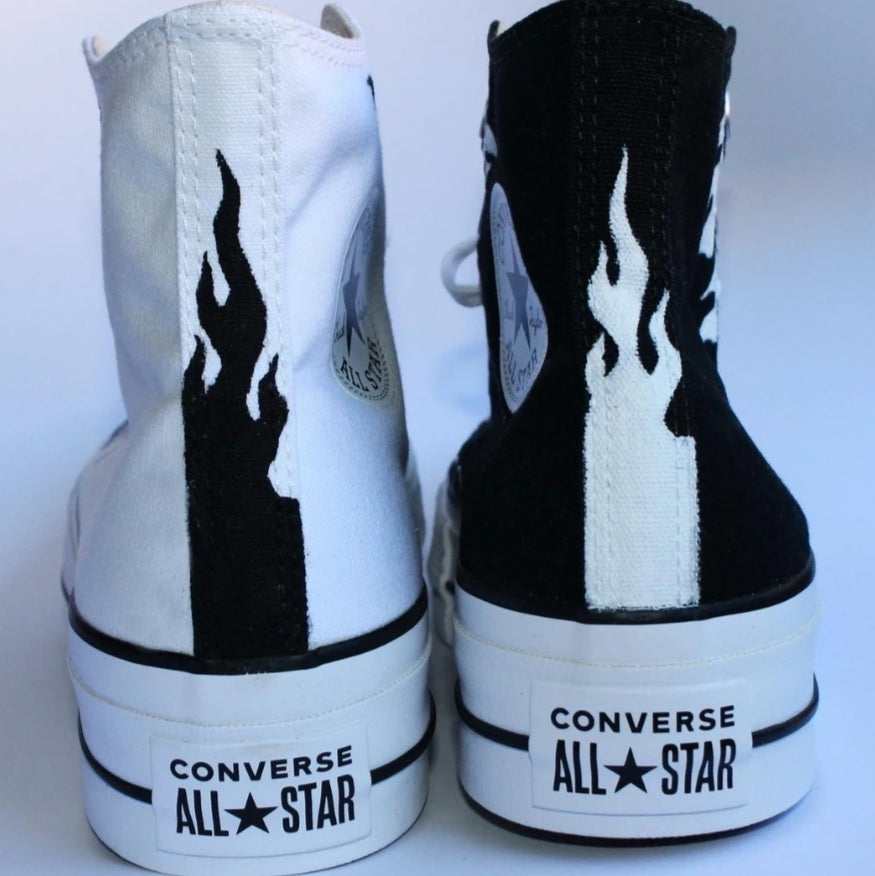 All star fire b&w