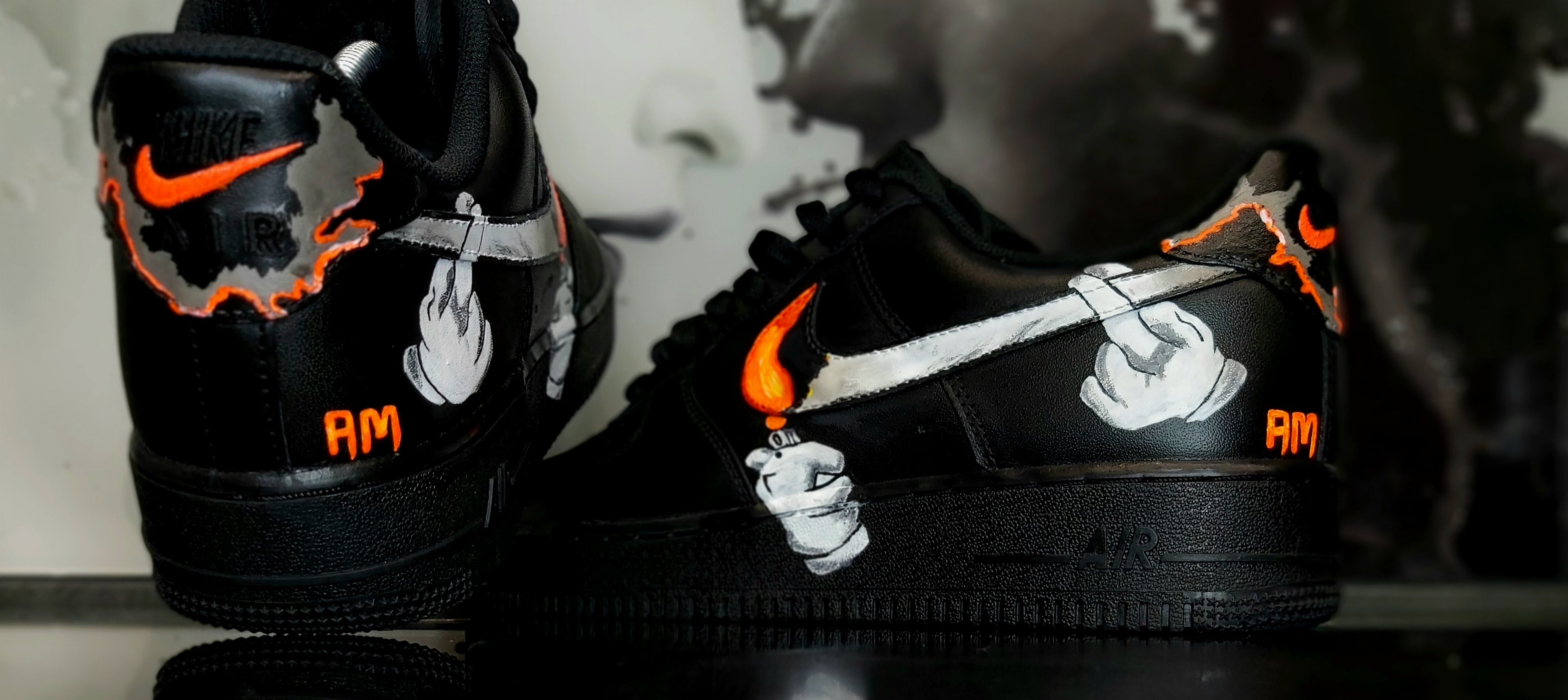 Nike af1custom SMOKE