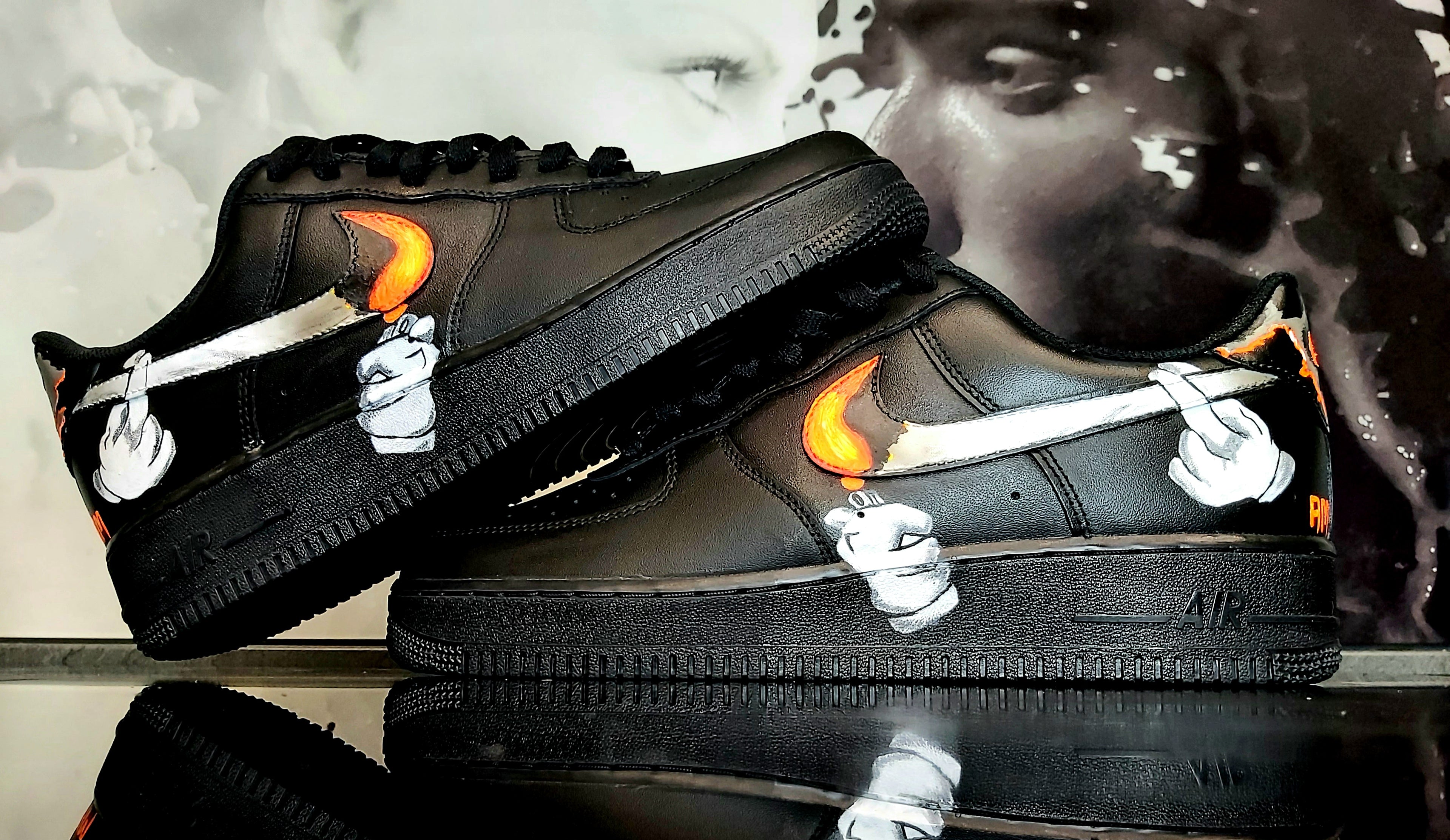 Nike af1custom SMOKE