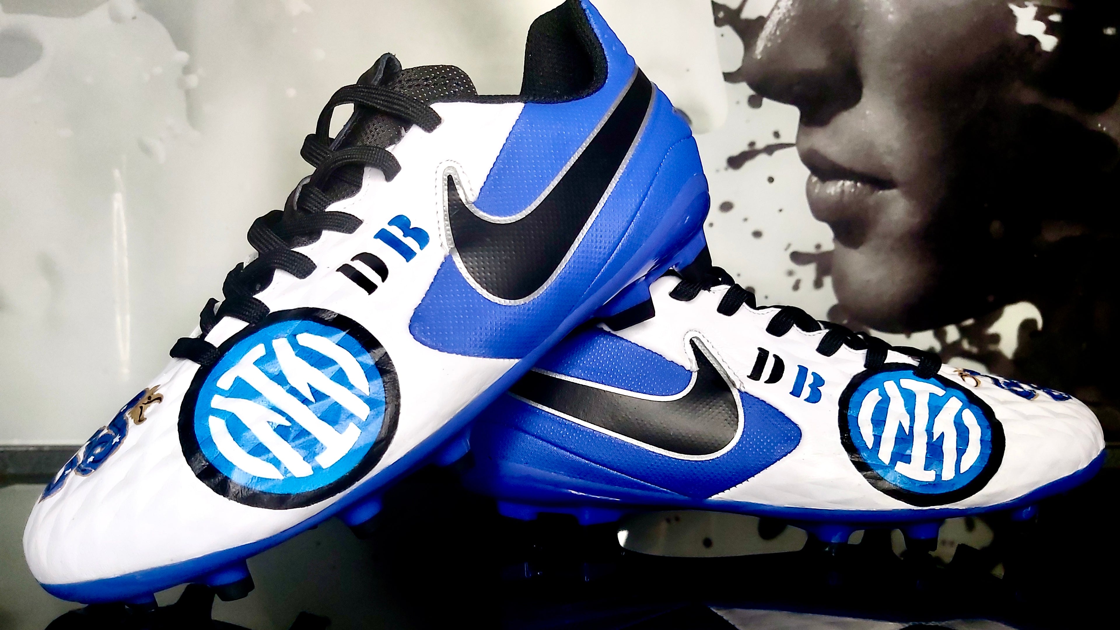 Scarpa da calcetto custom Inter