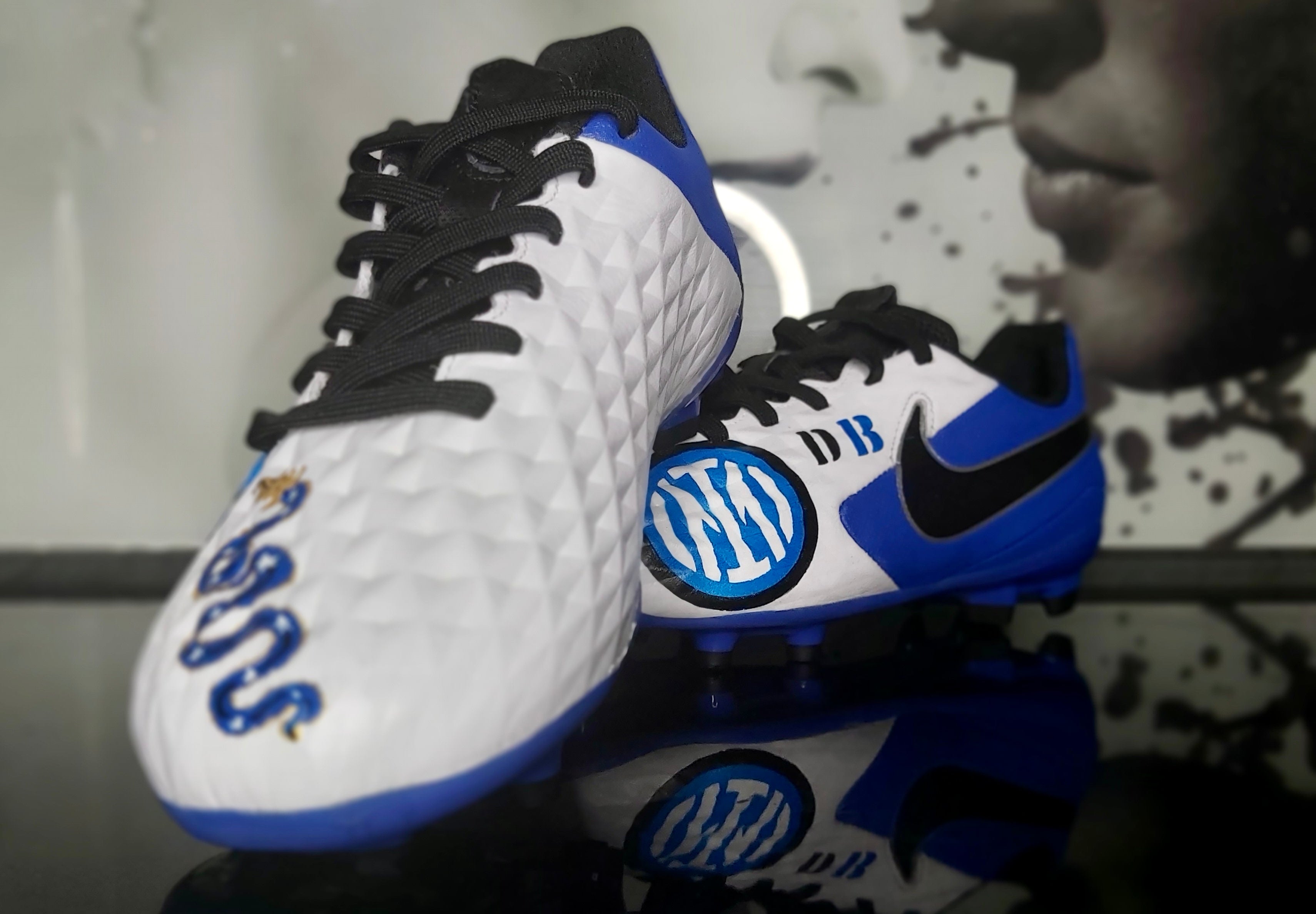 Scarpa da calcetto custom Inter