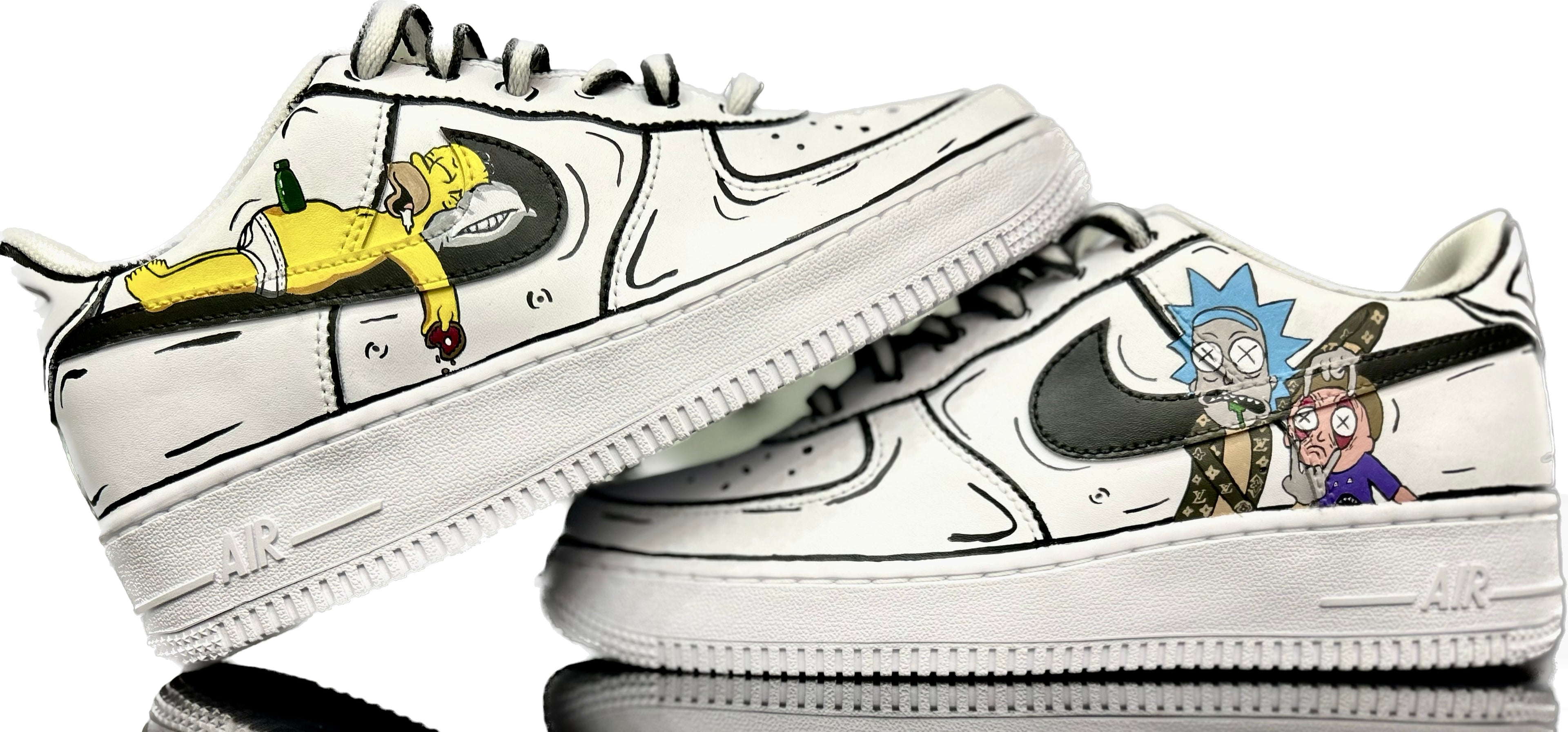 Ricky and morty&Homer